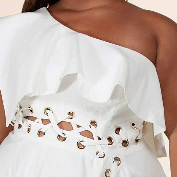 ❤️NEW L’atise by Amy Plus Size One Shoulder Dresses SIZE XL - Picture 8 of 11